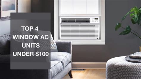 Cheap window air conditioners under $100 - The Frigidaire 5,000 BTU Mini-Compact Air Conditioner is both easy to install and operate. It comes with a mounting kit and easy-to-follow instructions. You can easily set it up single-handedly in as little as 20 minutes. Although the design is pretty basic, Frigidaire 5000 BTU AC features a top, full-width air outlet.